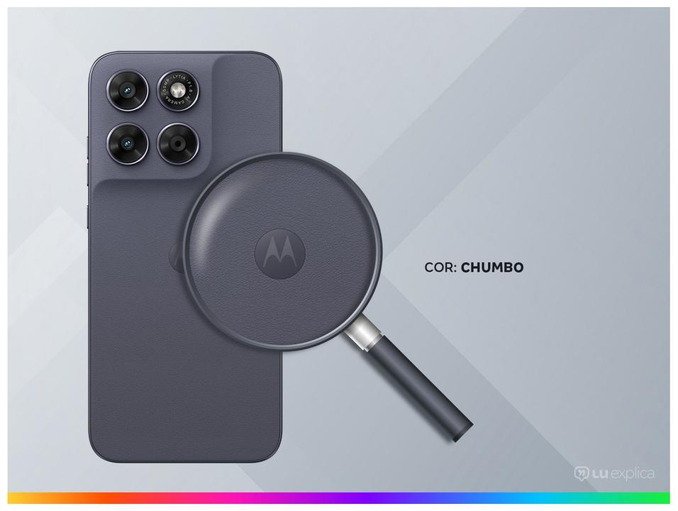 Smartphone Motorola Moto G67 128GB 5G 12GB RAM Chumbo 6,8" Câm. Tripla + Selfie 32MP - 2