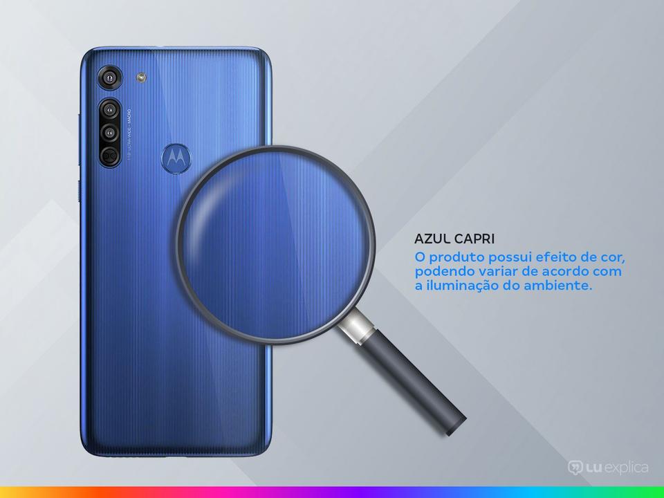 Smartphone Motorola Moto G8 64GB Azul Capri 4G 4GB RAM Tela 6,4” Câm. Tripla + Câm. Selfie 8MP - 2
