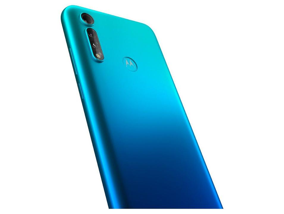 Smartphone Motorola Moto G8 Power Lite 64GB Aqua 4G Octa-Core 4GB RAM 6,5” Câm. Tripla + Selfie 8M - 16