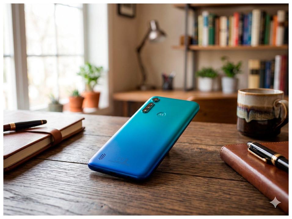 Smartphone Motorola Moto G8 Power Lite 64GB Aqua 4G Octa-Core 4GB RAM 6,5” Câm. Tripla + Selfie 8M - 2