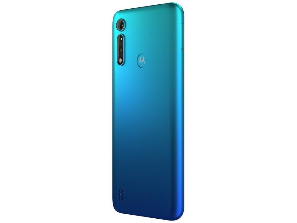 Smartphone Motorola Moto G8 Power Lite 64GB Aqua 4G Octa-Core 4GB RAM 6,5” Câm. Tripla + Selfie 8M - 8