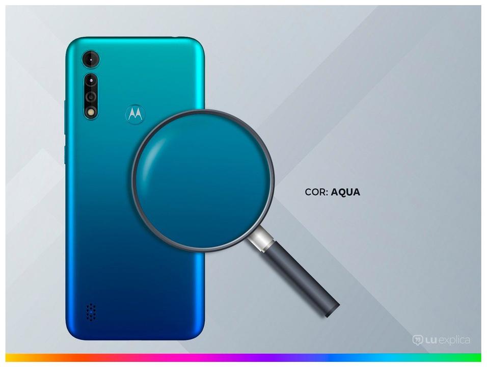 Smartphone Motorola Moto G8 Power Lite 64GB Aqua 4G Octa-Core 4GB RAM 6,5” Câm. Tripla + Selfie 8M - 4