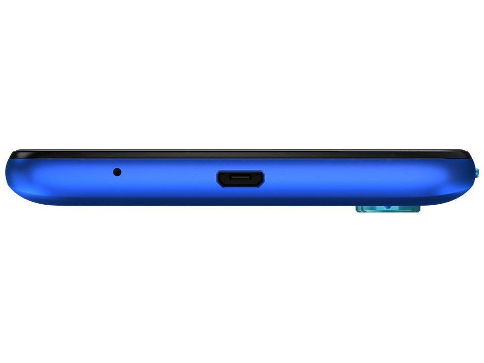 Smartphone Motorola Moto G8 Power Lite 64GB Azul - 4G Octa-Core 4GB RAM 6,5” Câm. Tripla + Selfie 8MP - 12