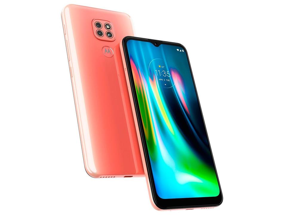 Smartphone Motorola Moto G9 Play 64GB Rosa Quartzo - 4G Octa-Core 4GB RAM 6,5” Câm. Tripla + Selfie 8M - 17