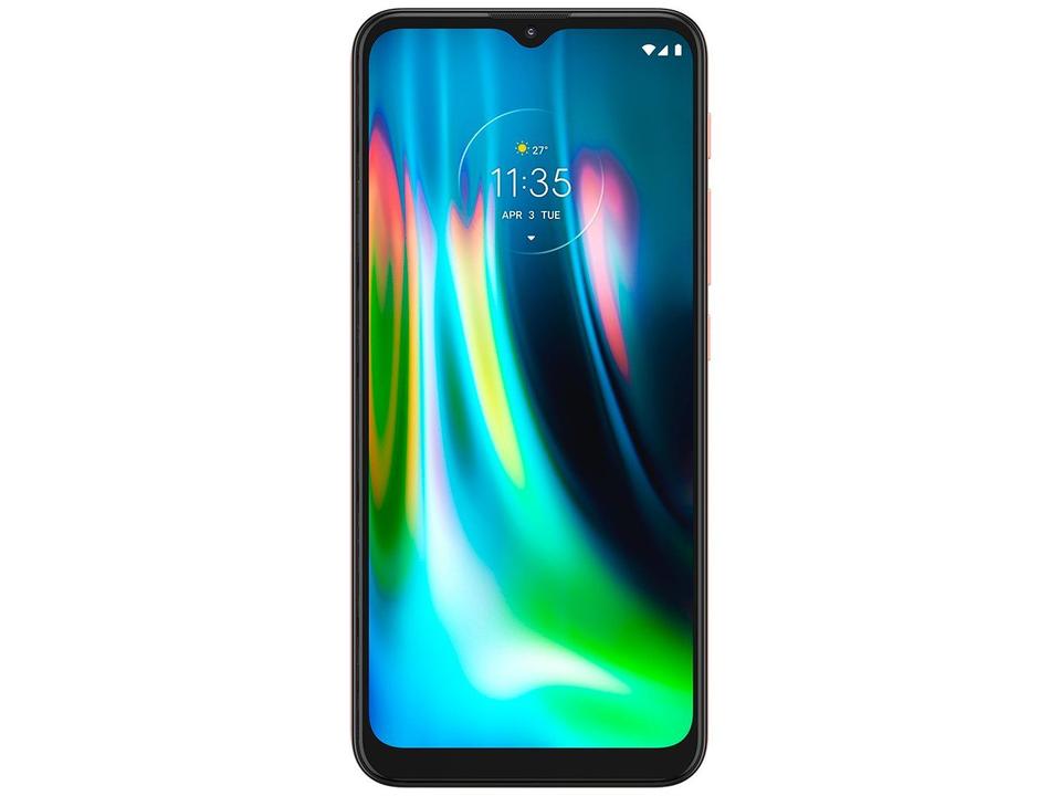 Smartphone Motorola Moto G9 Play 64GB Rosa Quartzo - 4G Octa-Core 4GB RAM 6,5” Câm. Tripla + Selfie 8M - 5