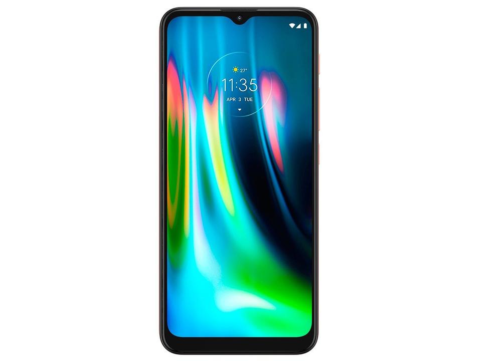 Smartphone Motorola Moto G9 Play 64GB Rosa Quartzo - 4G Octa-Core 4GB RAM 6,5” Câm. Tripla + Selfie 8M - 7