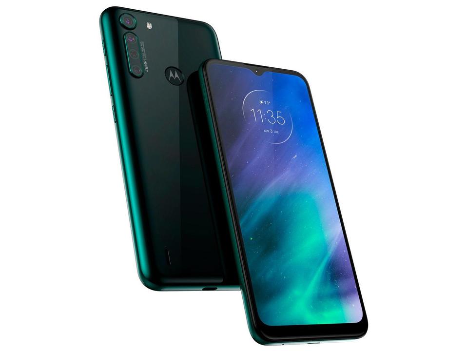 Smartphone Motorola One Fusion 64GB Verde - Esmeralda 4G 4GB RAM Tela 6,5” Câm. Quádrupl - 16