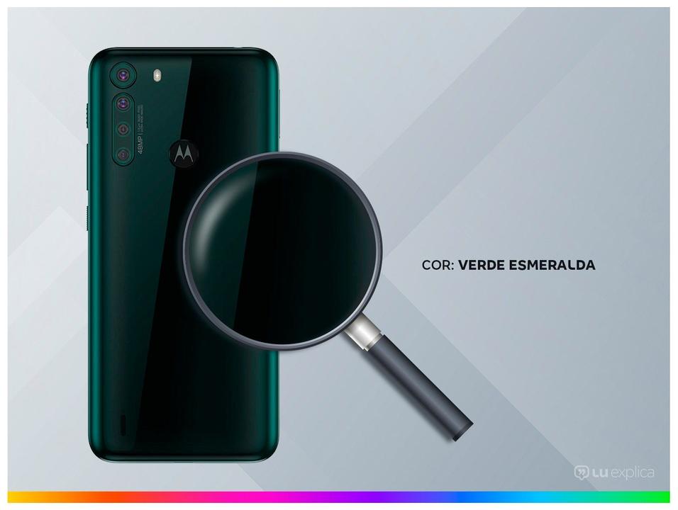 Smartphone Motorola One Fusion 64GB Verde - Esmeralda 4G 4GB RAM Tela 6,5” Câm. Quádrupl - 4