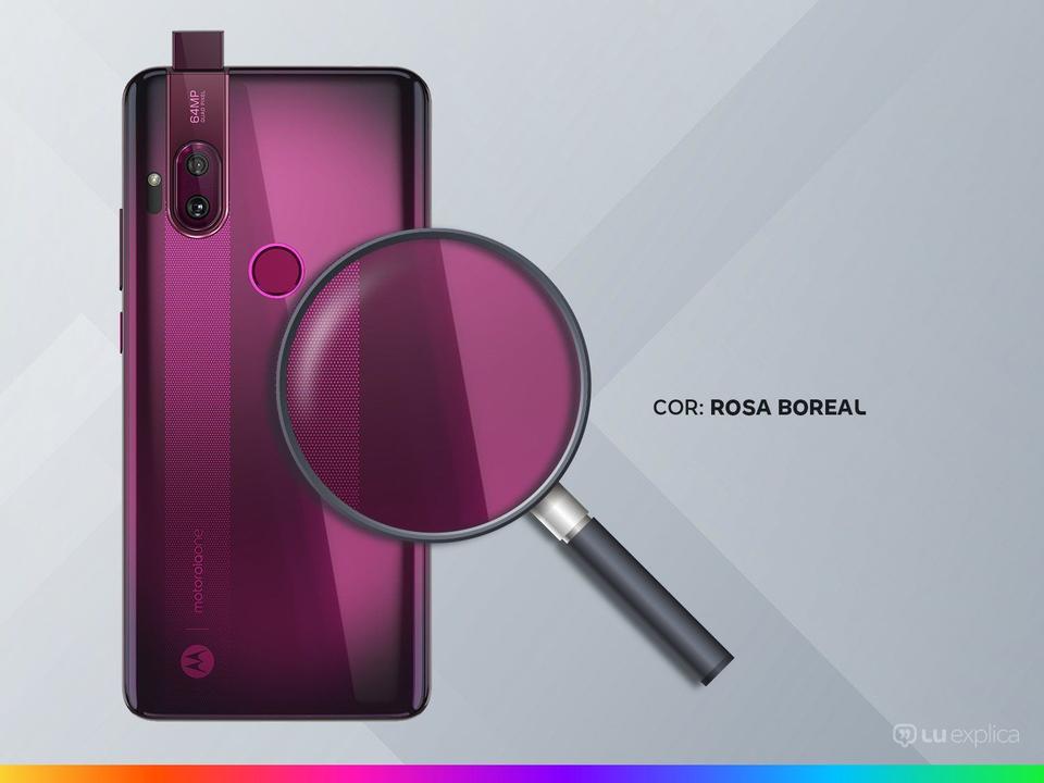 Smartphone Motorola One Hyper 128GB Rosa Boreal - 4G 4GB RAM 6,5” Câm. Dupla + Câm Selfie 32M - 2