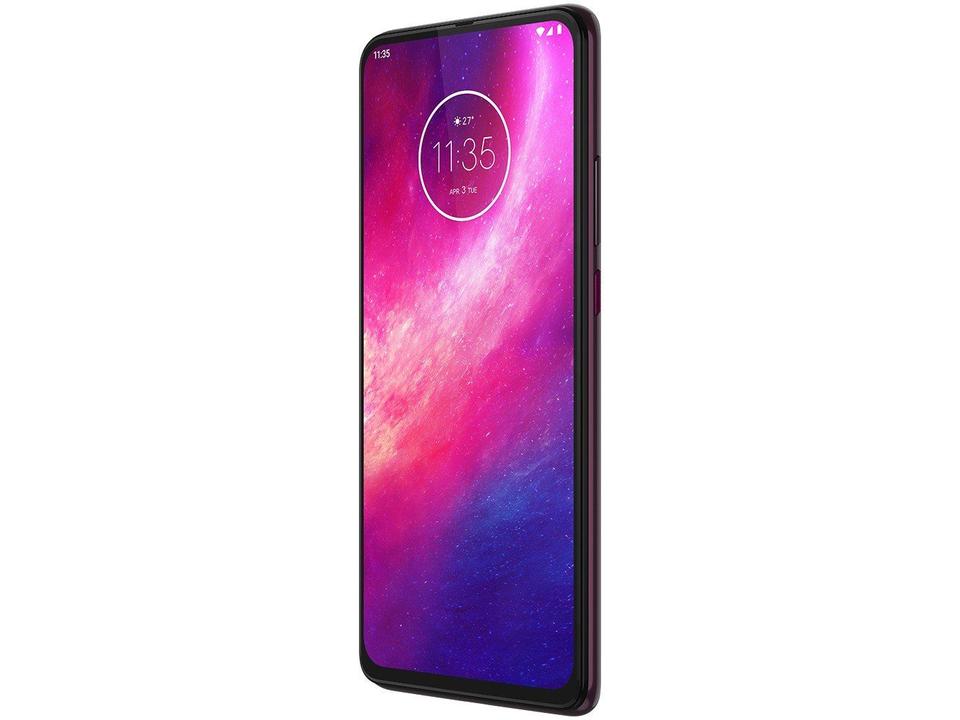 Smartphone Motorola One Hyper 128GB Rosa Boreal - 4G 4GB RAM 6,5” Câm. Dupla + Câm Selfie 32M - 13