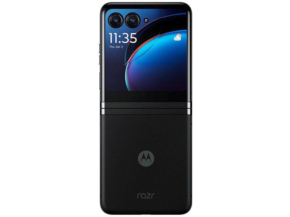 Smartphone Motorola Razr 40 Ultra 256GB Preto 5G Snapdragon Octa-Core 4GB RAM 6,9" Câm. Dupla + Selfie 32MP - 18
