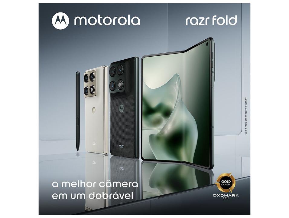 Smartphone Motorola Razr Fold 1TB 5G 16GB RAM + 16GB RAM Boost Inteligente Preto Tela 6,6" e 8,1" Câm. Tripla Selfie de 20MP e 32MP - 1