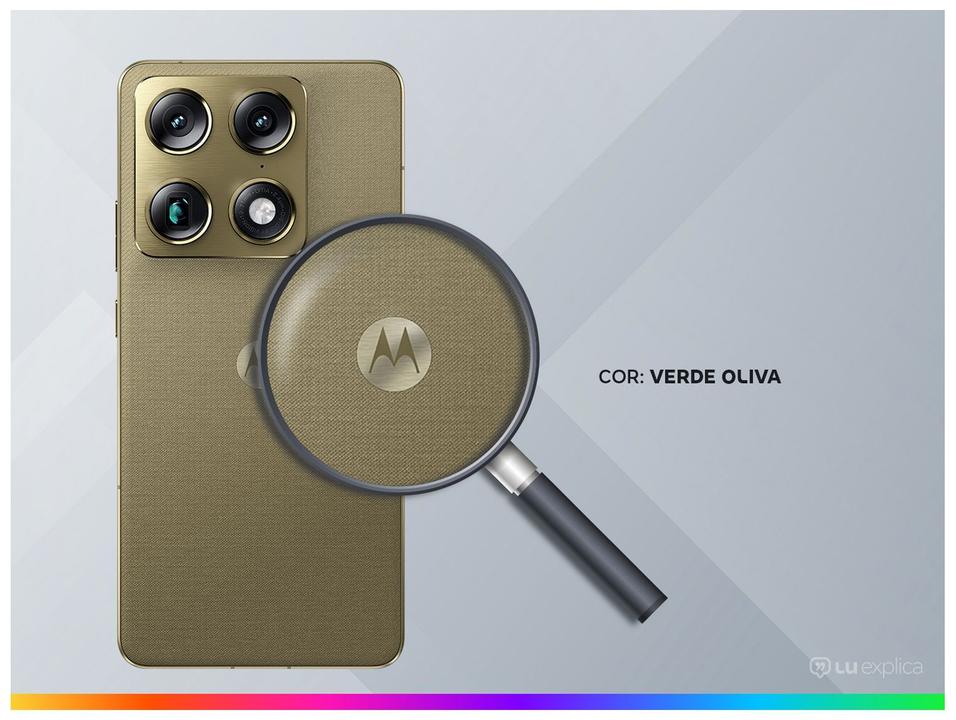 Smartphone Motorola Signature 512GB 5G 24GB RAM Verde Oliva 6,8" Câmera Tripla + Selfie 50MP - 2