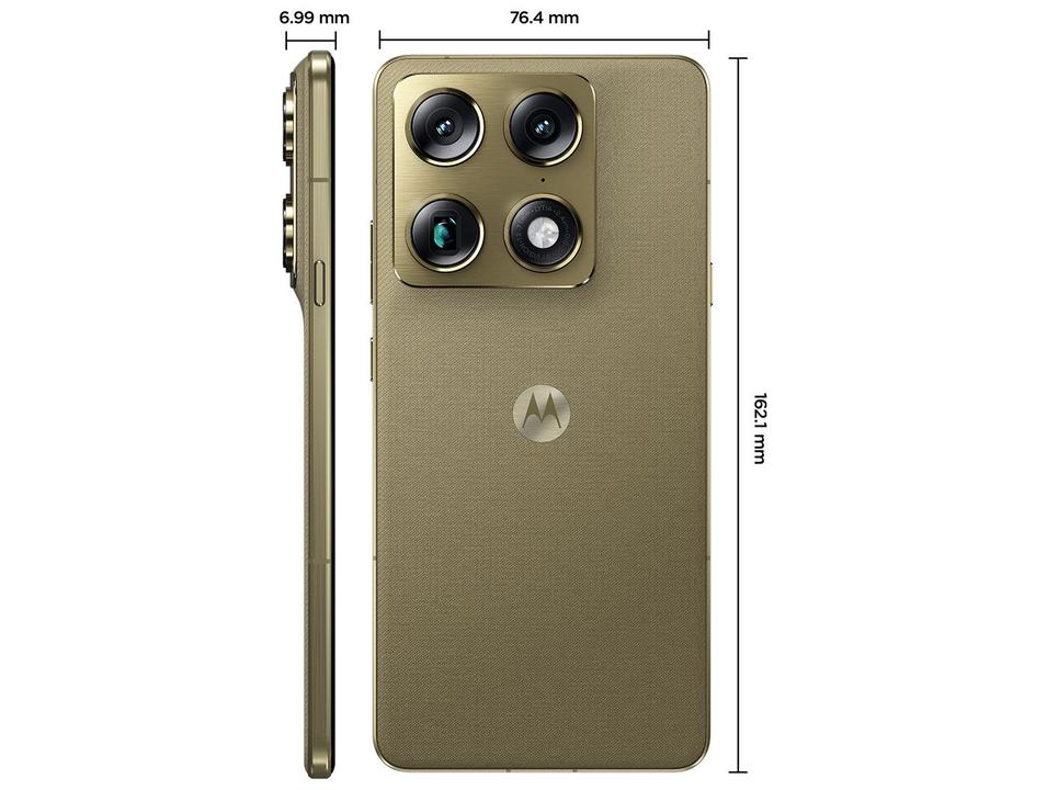 Smartphone Motorola Signature 512GB 5G 24GB RAM Verde Oliva 6,8" Câmera Tripla + Selfie 50MP - 9
