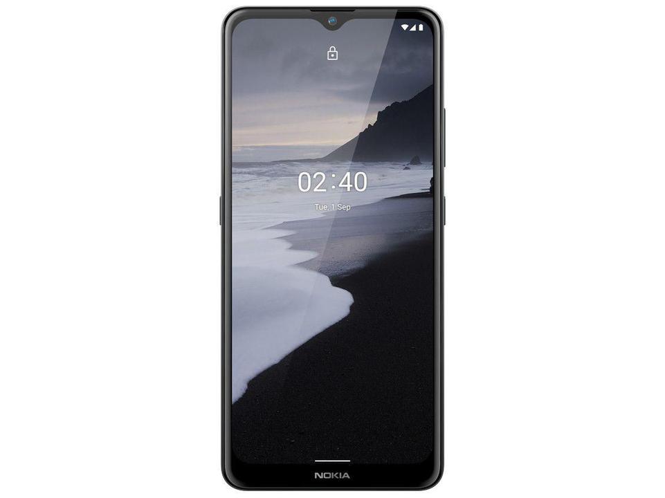 Smartphone Nokia 2.4 64GB Cinza 4G 3GB RAM 6,5” Câm. Dupla + Selfie 5MP com Pacote Office - 6