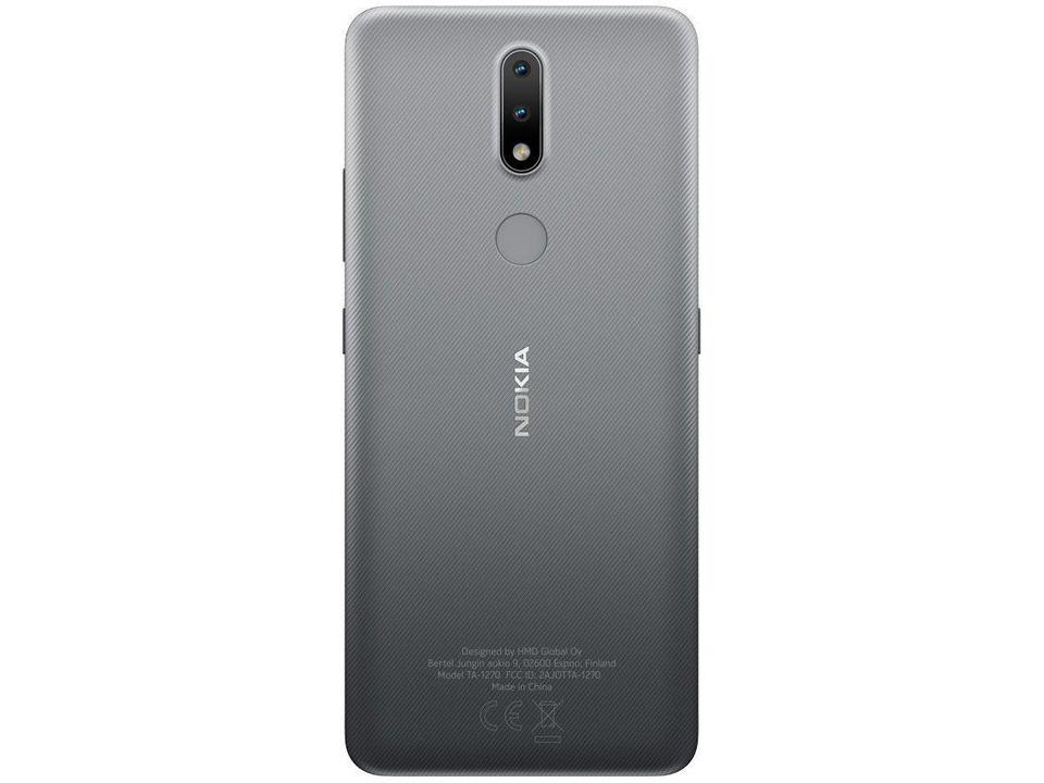 Smartphone Nokia 2.4 64GB Cinza 4G 3GB RAM 6,5” Câm. Dupla + Selfie 5MP com Pacote Office - 9