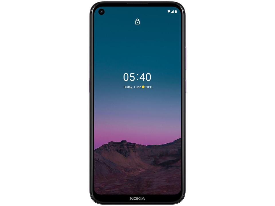 Smartphone Nokia 5.4 128GB Roxo 4G Octa-Core - 4GB RAM Tela 6,39” Câm. Quádrupla + Selfie 16MP - 5