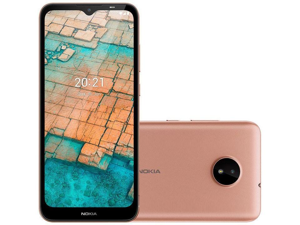 Smartphone Nokia C20 32GB Dourado 4G Octa-Core 2GB RAM Tela 6,5” Câm. 5MP + Câm. Selfie 5M - 9