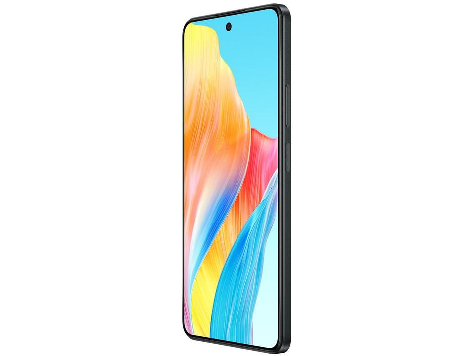 Smartphone OPPO A58 256GB Preto 4G 8GB + 8GB (RAM+) 6,72" Câm. 50MP + Selfie 8MP Dual Chip - 5