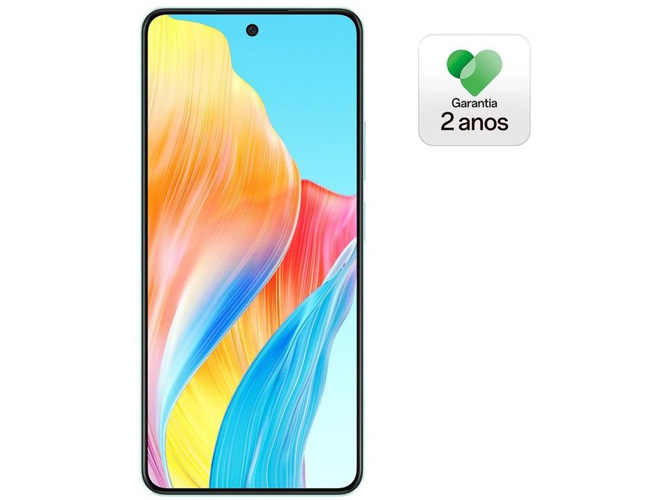 Smartphone OPPO A58 256GB Verde 4G 8GB + 8GB (RAM+) 6,72" Câm. 50MP + Selfie 8MP Dual Chip - 6