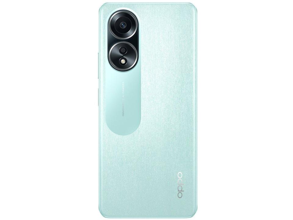 Smartphone OPPO A58 256GB Verde 4G 8GB + 8GB (RAM+) 6,72" Câm. 50MP + Selfie 8MP Dual Chip - 9
