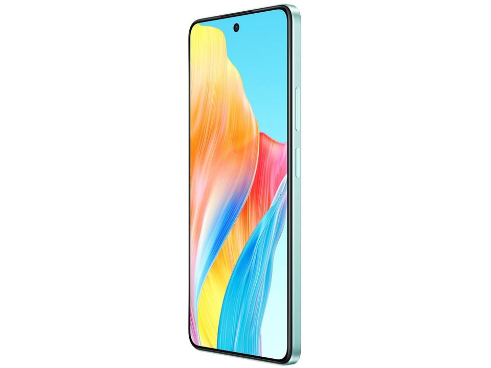 Smartphone OPPO A58 256GB Verde 4G 8GB + 8GB (RAM+) 6,72" Câm. 50MP + Selfie 8MP Dual Chip - 5