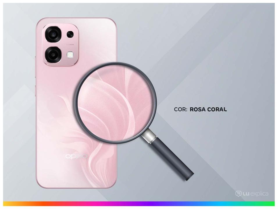 Smartphone OPPO A6 Pro 256GB 5G 8GB RAM Rosa Coral 6,57" Câmera Dupla 50MP+2MP Frontal 16MP - 2