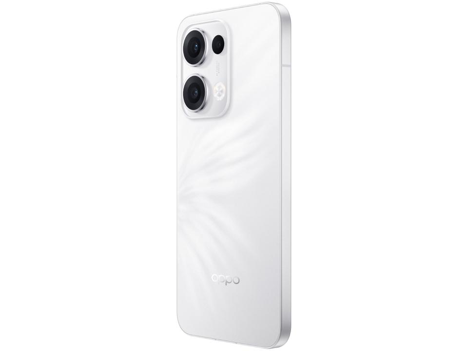 Smartphone OPPO Reno13 512GB Branco 5G 12GB RAM 6,67" Câm. Tripla + Selfie 50MP - 8