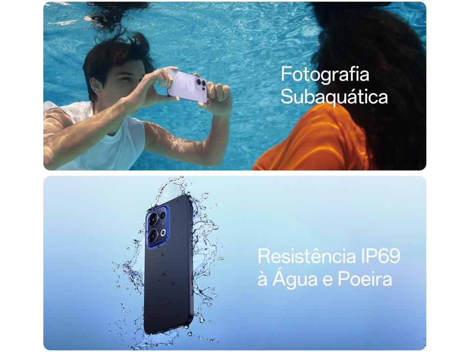 Smartphone OPPO Reno13 512GB Branco 5G 12GB RAM 6,67" Câm. Tripla + Selfie 50MP - 3