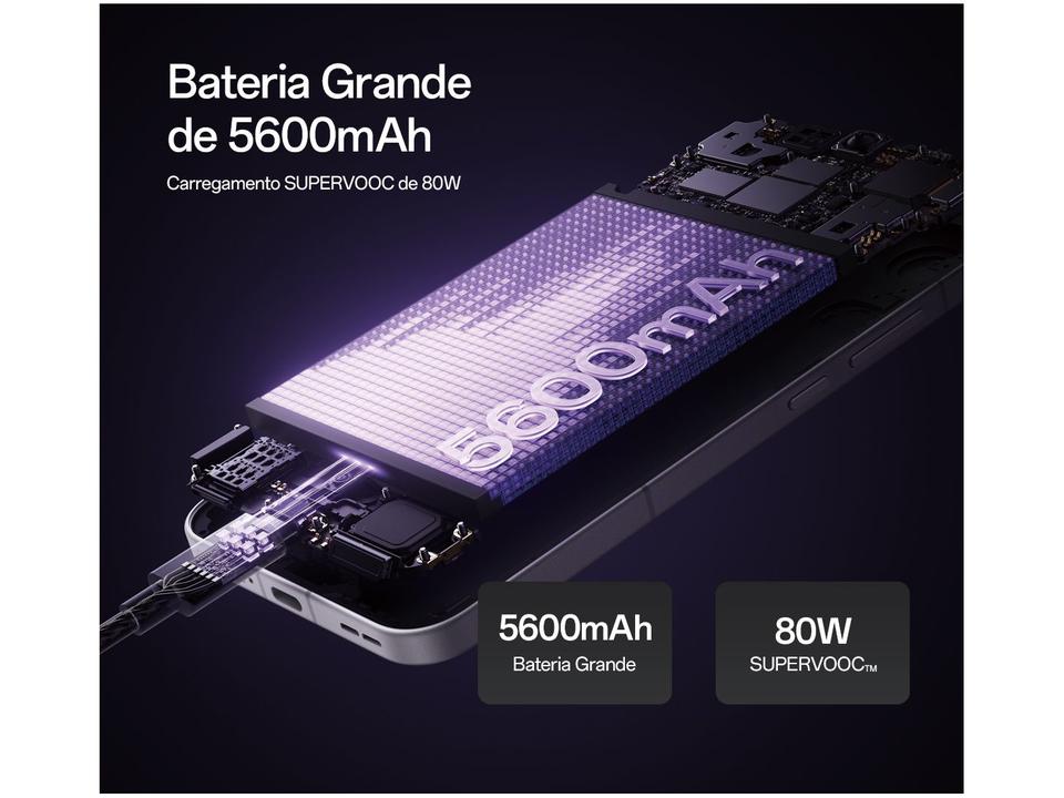 Smartphone OPPO Reno13 512GB Branco 5G 12GB RAM 6,67" Câm. Tripla + Selfie 50MP - 5