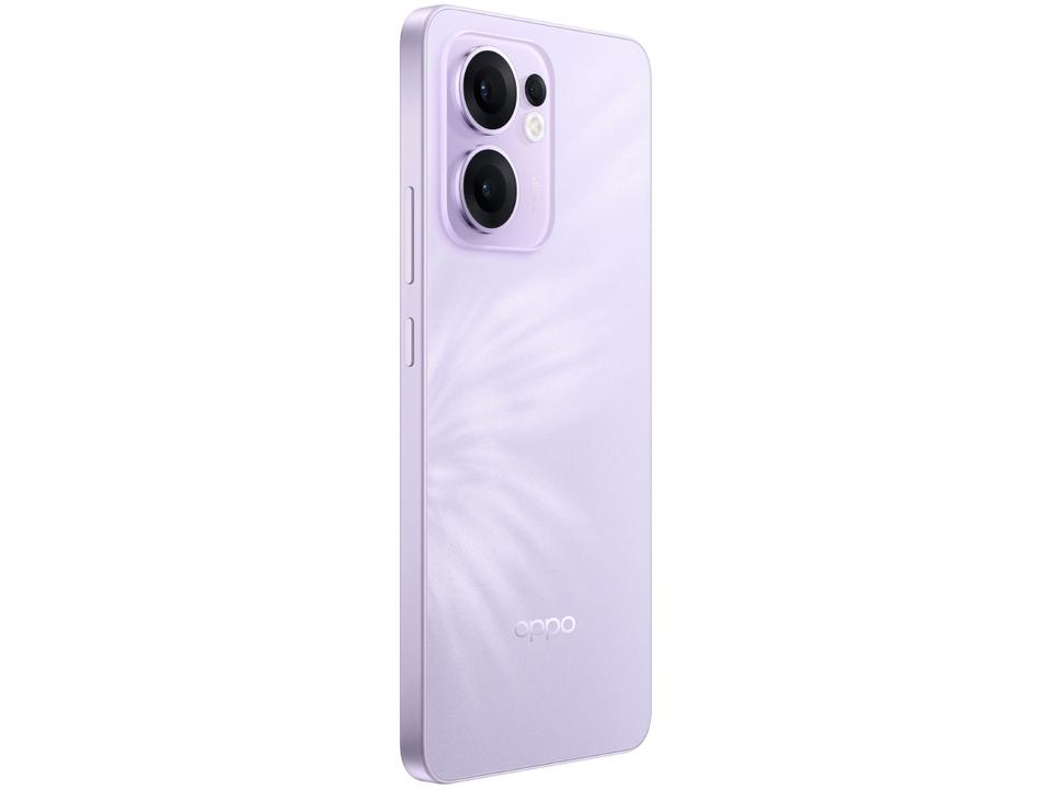 Smartphone OPPO Reno13 F 256GB Lavanda 5G 12GB RAM 6,67" Câm. Tripla + Selfie 32MP - 9