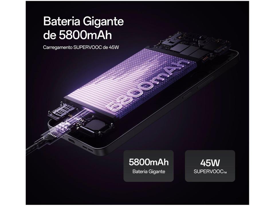 Smartphone OPPO Reno13 F 256GB Lavanda 5G 12GB RAM 6,67" Câm. Tripla + Selfie 32MP - 5