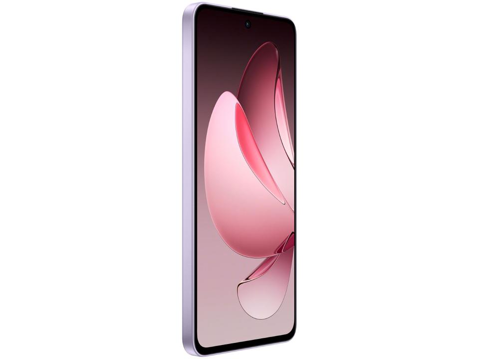 Smartphone OPPO Reno13 F 256GB Lavanda 5G 12GB RAM 6,67" Câm. Tripla + Selfie 32MP - 10