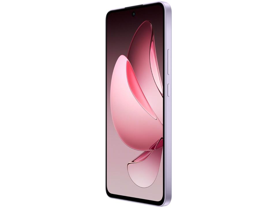 Smartphone OPPO Reno13 F 256GB Lavanda 5G 12GB RAM 6,67" Câm. Tripla + Selfie 32MP - 11