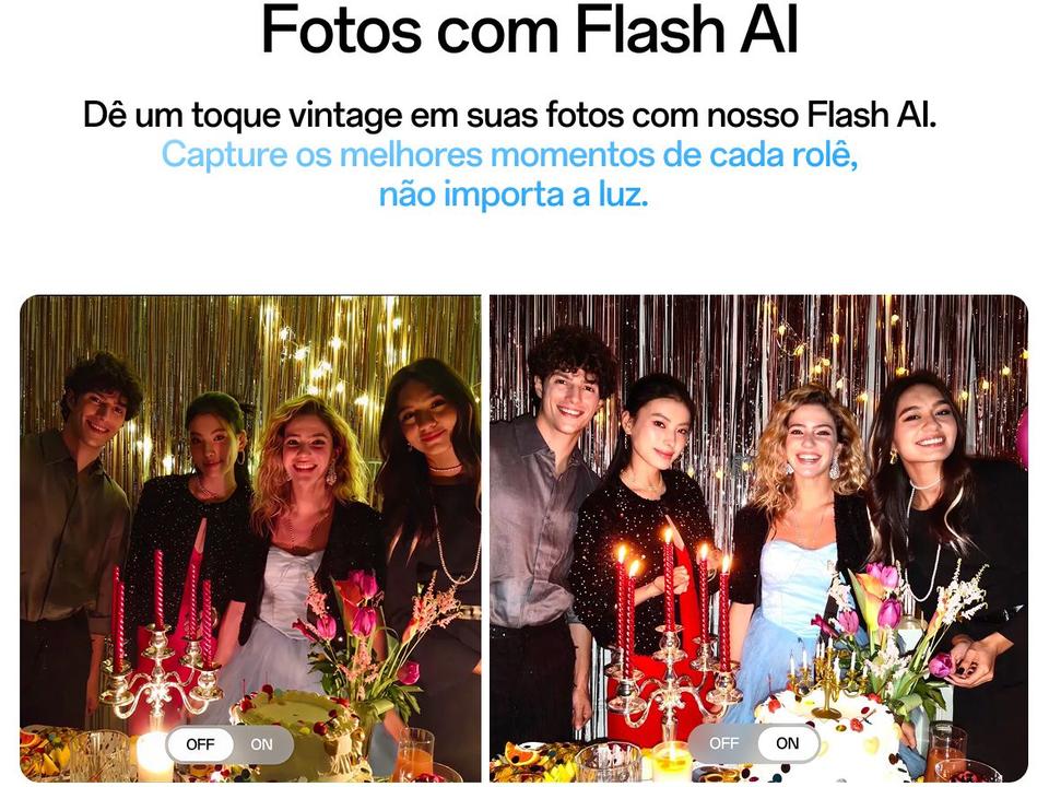 Smartphone OPPO Reno14 F 256GB 5G 12GB RAM Azul Cintilante 6,57" Câm. Tripla + Selfie 32MP - 5