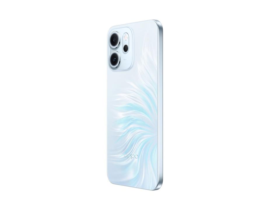Smartphone OPPO Reno14 F 256GB 5G 12GB RAM Azul Cintilante 6,57" Câm. Tripla + Selfie 32MP - 13