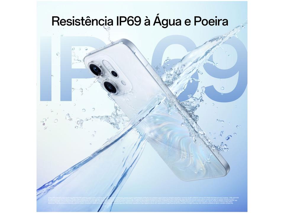 Smartphone OPPO Reno14 F 256GB 5G 12GB RAM Azul Cintilante 6,57" Câm. Tripla + Selfie 32MP - 3