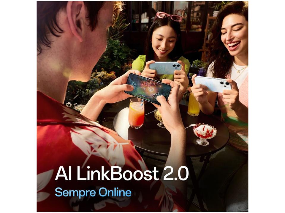 Smartphone OPPO Reno14 F 256GB 5G 12GB RAM Azul Cintilante 6,57" Câm. Tripla + Selfie 32MP - 8