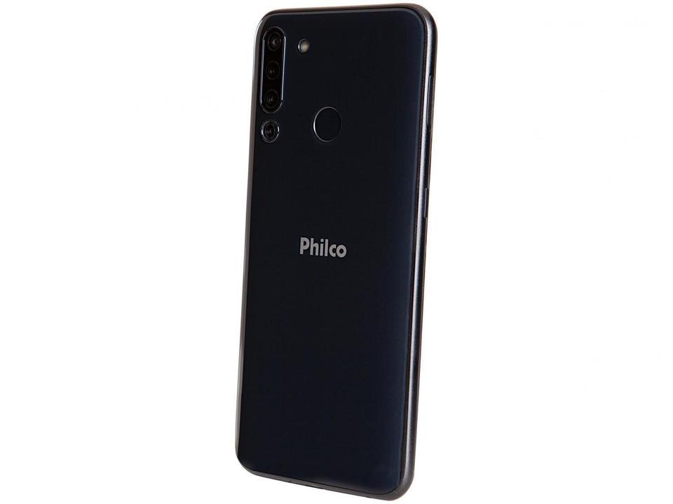 Smartphone Philco Hit P12 128GB Dark Blue 4G 4GB RAM Tela 6,52” Câm. Quádrupla + Selfie 8M - 8
