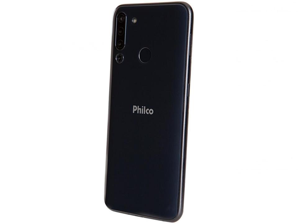 Smartphone Philco Hit P12 128GB Dark Blue 4G 4GB RAM Tela 6,52” Câm. Quádrupla + Selfie 8MP - 8