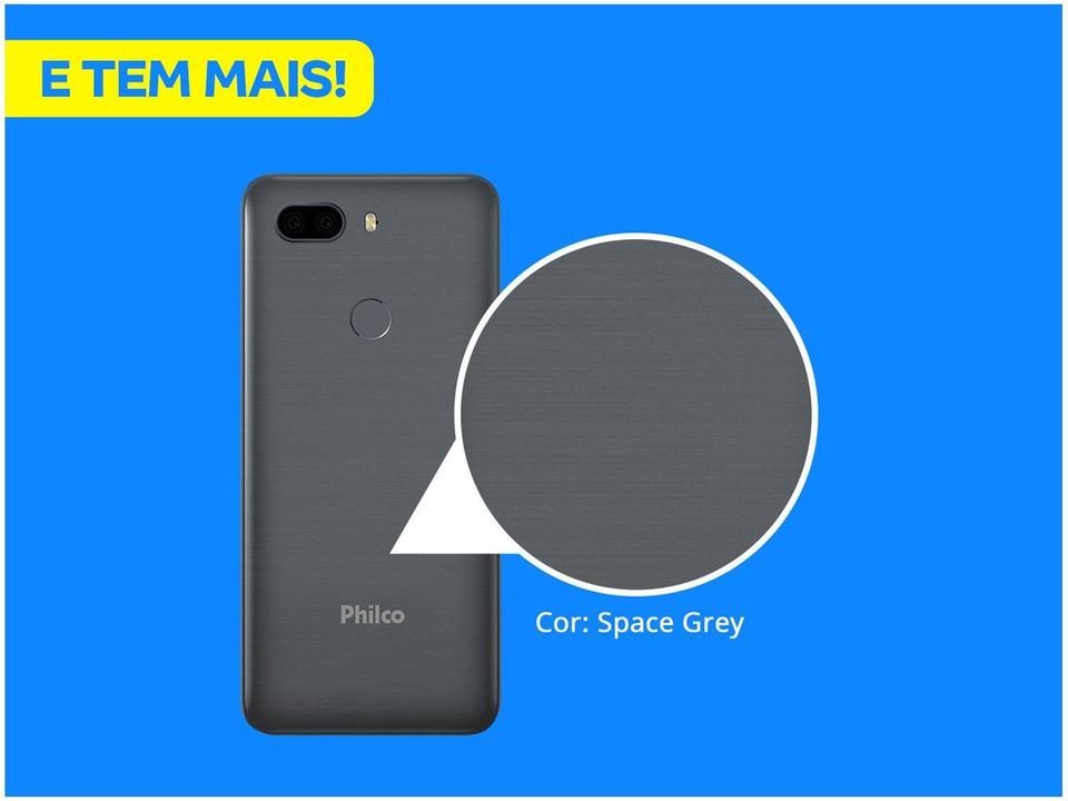 Smartphone Philco PCS02SG HIT MAX 128GB Space Grey 4G 4GB RAM Tela 6” Câm. Dupla + Selfie 8M - 2