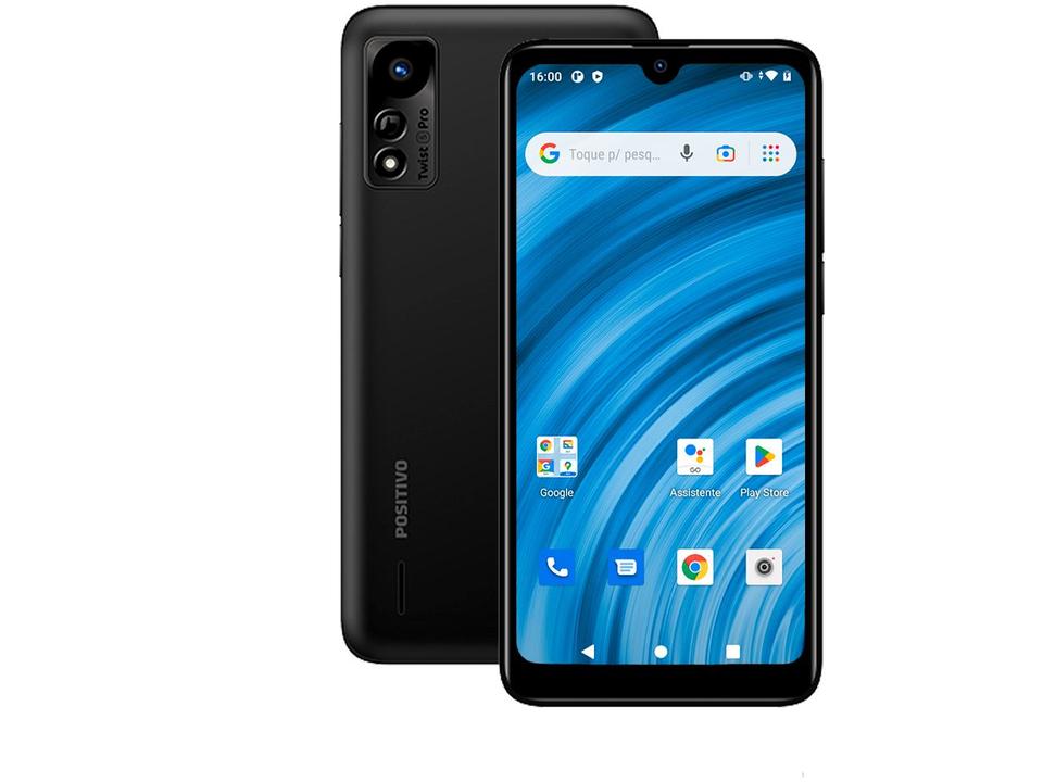 Smartphone Positivo S640 Twist 5 Pro 64GB Preto 4G 2GB RAM 6,26" Câm. 8MP + Selfie 8MP Dual Chip - 6