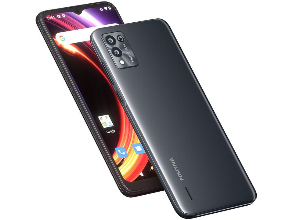 Smartphone Positivo S650 Twist 5 Max 128GB Chumbo 4G Octa-Core 2GB RAM 6,5" Câm. Dupla + Selfie 8MP Dual Chip - 8