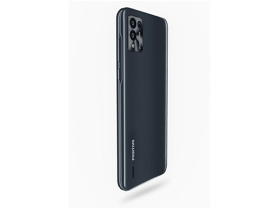 Smartphone Positivo S650 Twist 5 Max 128GB Chumbo 4G Octa-Core 2GB RAM 6,5" Câm. Dupla + Selfie 8MP Dual Chip - 4