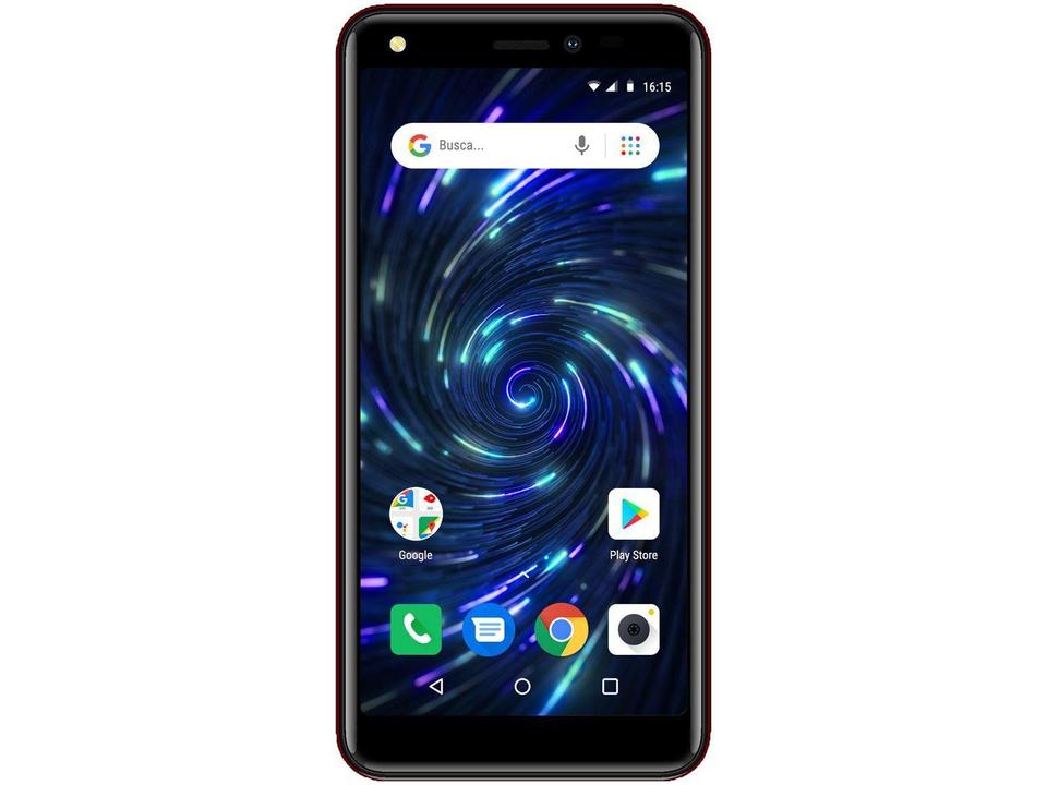 Smartphone Positivo Twist 4 Pro 64GB Vemelho 4G - Octa-Core 1GB RAM Tela 5,5” Câm. 8MP + Selfie 5M - 4