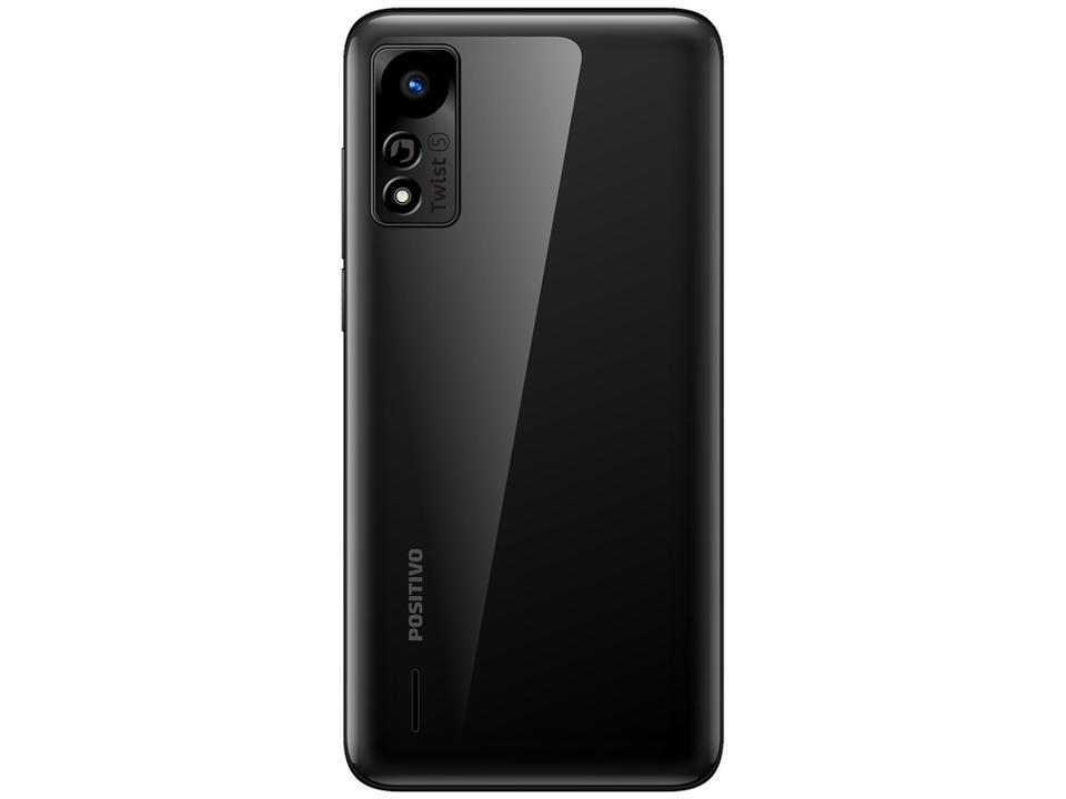 Smartphone Positivo Twist 5 64GB Preto 3G Unisoc 1GB RAM 6,26" Câm. 8MP + Selfie 8MP Dual Chip - 6