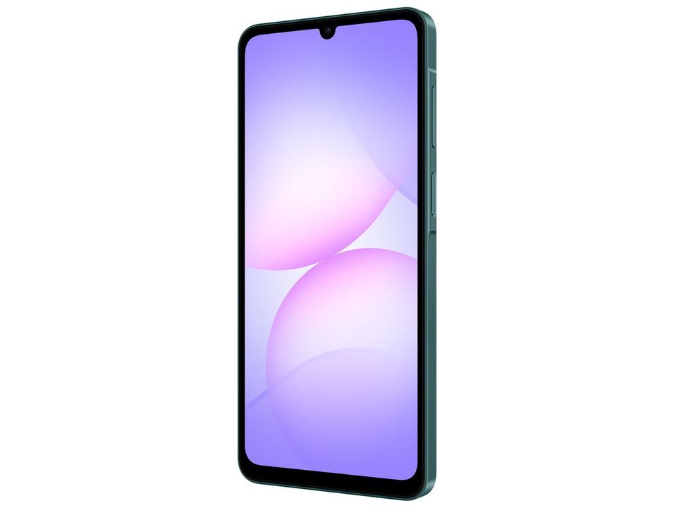 Smartphone Samsung A07 128GB Verde 4GB RAM Tela 6,7" Câm. Dupla + Selfie 8MP - 16