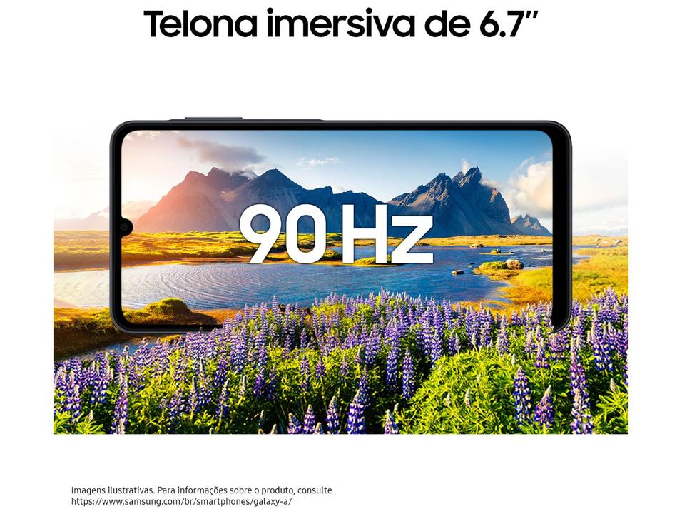 Smartphone Samsung A07 128GB Violeta 4GB RAM Tela 6,7" Câm. Dupla + Selfie 8MP - 6