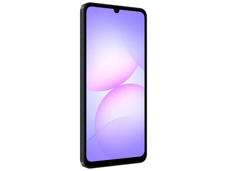 Smartphone Samsung A07 256GB Preto 8GB RAM Tela 6,7" Câm. Dupla + Selfie 8MP - 15