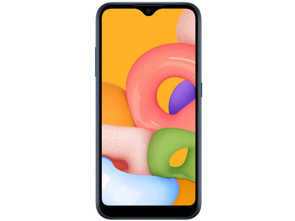 Smartphone Samsung Galaxy A01 32GB Azul 4GB - Octa-Core - 4